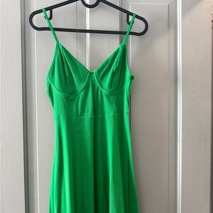 Wild Fable Emerald Green Ribbed Top